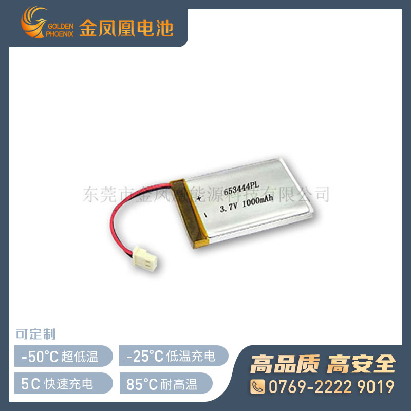 3.7V 1000mAh聚合物电池