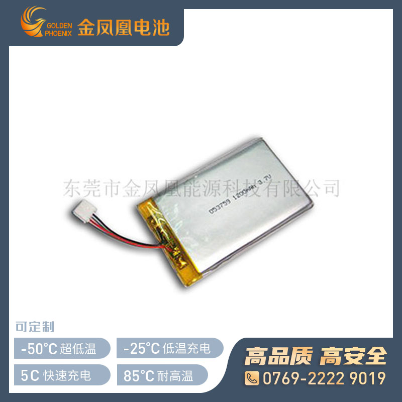 3.7 1200mAhV聚合物电池