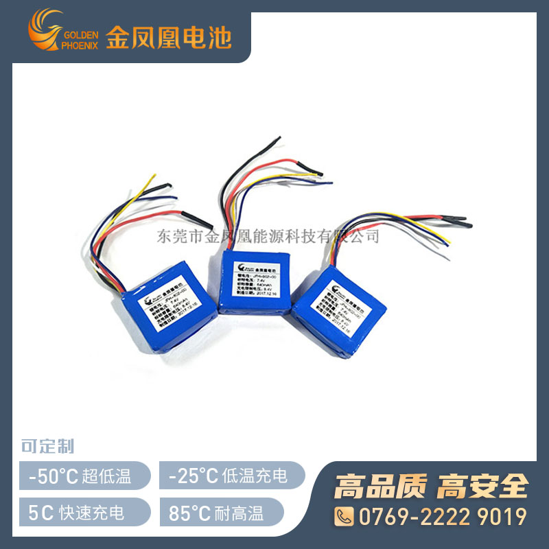 JFH-802-00(7.4V640mAh) 低温医疗设备电池